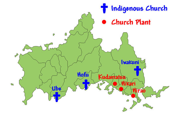 Map of Yamaguchi